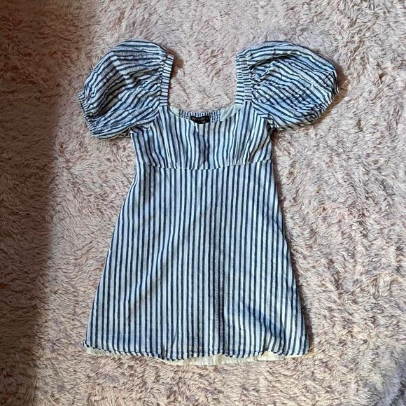 Crystal Doll Dresses & Skirts - Prairie Feminine Twee Coquette Festival‎ Romantic Puff Sleeve Babydoll Dress